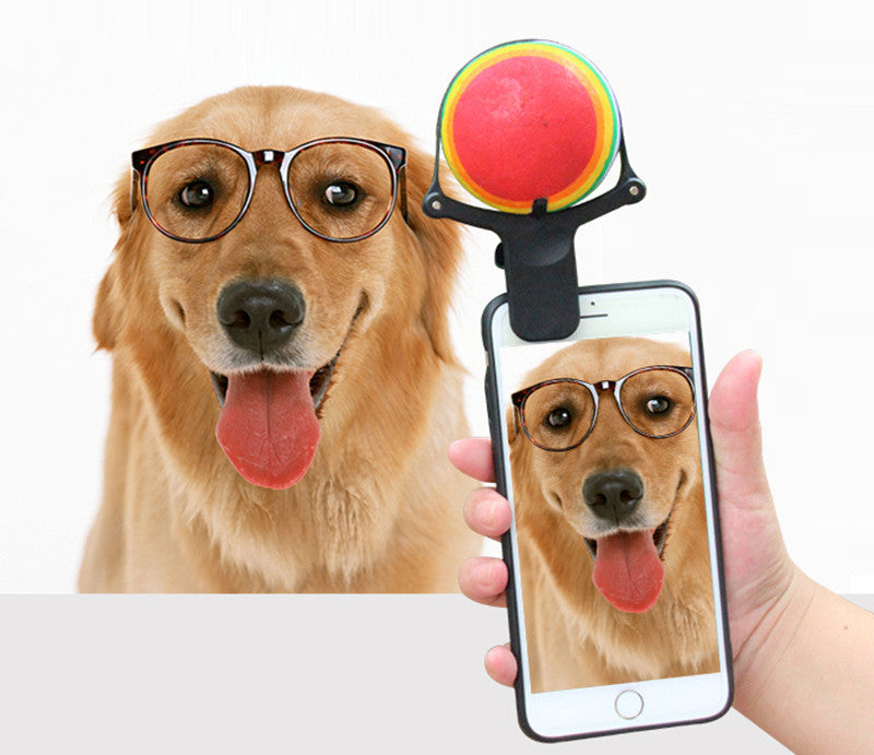 Pet photo props camera phone clip selfie